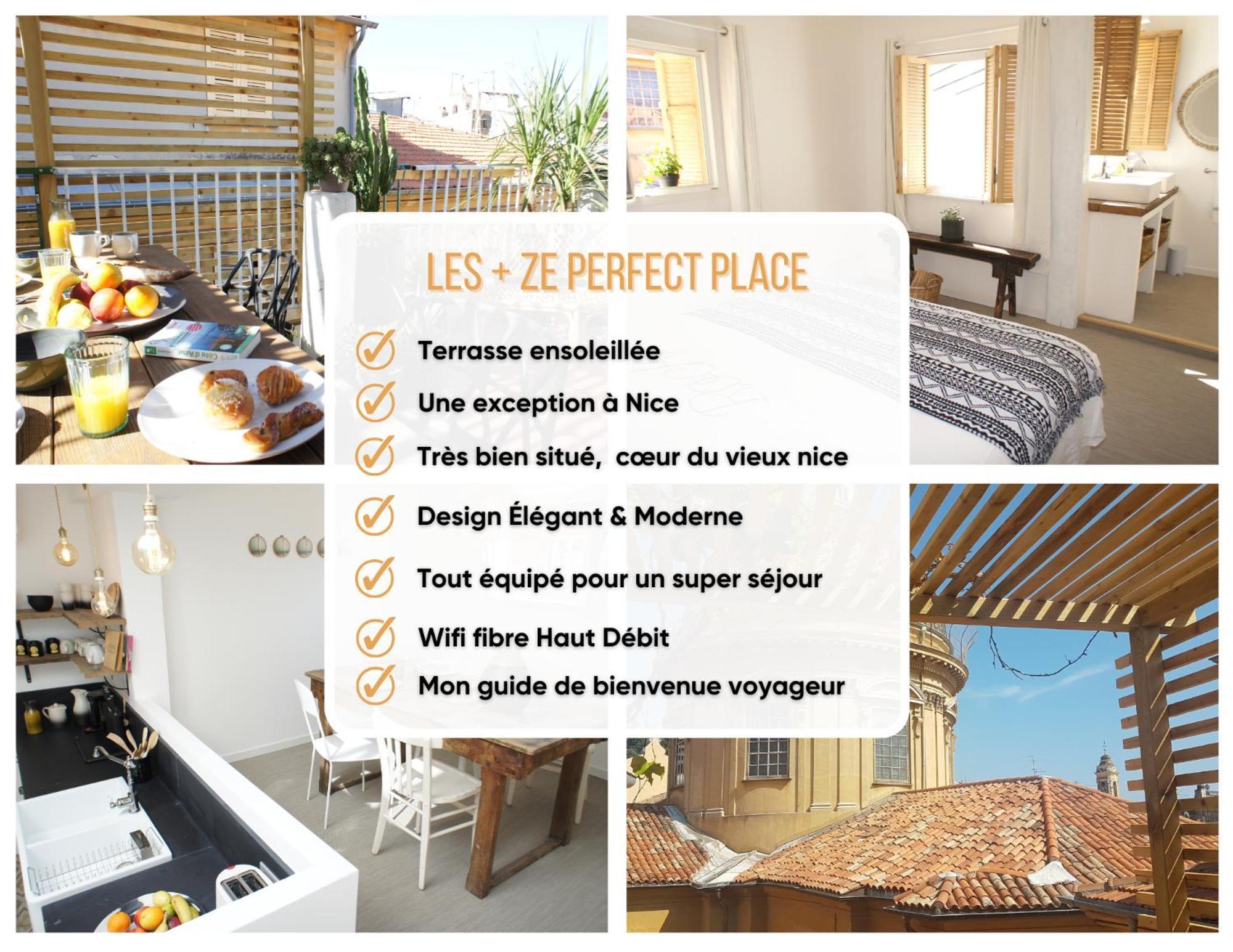 Ze Perfect Place - Vieux Nice - Exceptionnel Appartement - Calme Et Terrasse Avec Vues Ngoại thất bức ảnh
